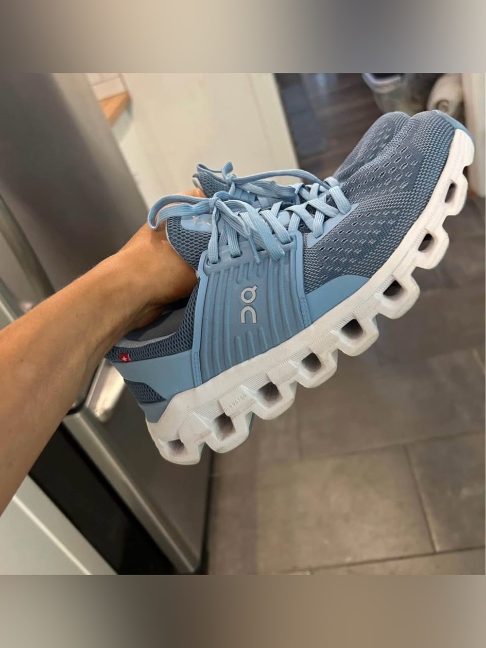 On Running Cloudswift Women's Running Shoe - Light Blue